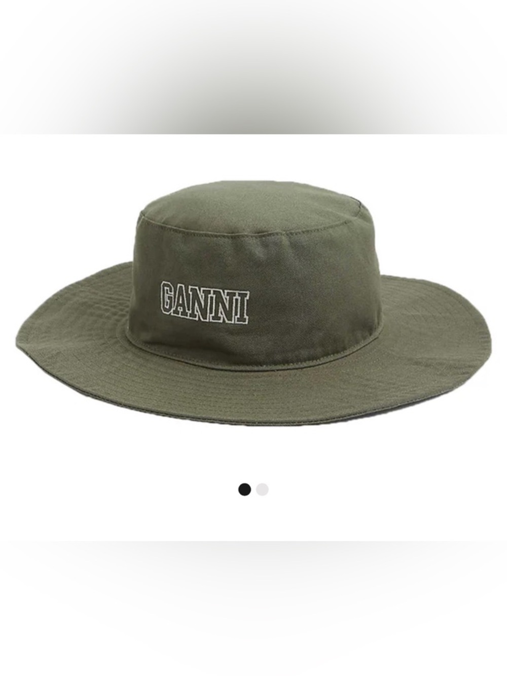 Ganni Kalmata Organic Cotton Hat NWT
